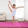 image:imageBest Choice Products 10ftx4ftx2in Folding Gym Mat 4Panel Exercise Gymnastics Aerobics Workout Fitness Floor Mats wCarrying HandlesTie Dye