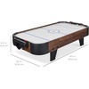image:imageBest Choice Products Portable Tabletop Air Hockey Table for Game Room w 100V Motor Electric Fan 2 Strikers 2 PucksWalnut