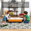 image:imageBest Choice Products Portable Tabletop Air Hockey Table for Game Room w 100V Motor Electric Fan 2 Strikers 2 PucksWalnut
