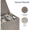 image:imageBest Choice Products XLarge Laundry Hamper with Lid Natural Handwoven Hyacinth Laundry Basket WRemoveable amp Washable Liner Bag Portable Handles 53 Gallon 200 liters  ChestnutGray