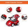 image:imageBest Choice Products Kids 3in1 Push and Pedal Car Toddler Ride On wHandle Horn Music  BlackRed