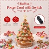 image:imageBest Choice Products 15in Ceramic Christmas Tree Prelit HandPainted Tabletop Holiday Tree 2 Star Toppers 64 Lights  Green wWarm White BulbsGingerbread  Multi