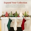 image:imageBest Choice Products 15in Ceramic Christmas Tree Prelit HandPainted Tabletop Holiday Tree 2 Star Toppers 64 Lights  Green wWarm White BulbsWhite W Warm White Lights