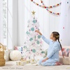 image:imageBest Choice Products 4ft Prelit Christmas Tree Artificial Mini Tree Perfect for Kids Apartments Bedroom with Twinkling LED Lights  Sage Green 2
