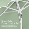 image:imageBest Choice Products Patio Market Umbrella with Wavy Trim UV Fade Resistant 210g Canopy Crank amp Tilt Wind Vent HeavyDuty FrameSage Green
