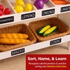 image:imageBest Choice Products Grocery Store Playset for Kids with Cash Register and 22 Play Food Accessories Wooden Farmers Market Stand Storage Bins amp Baskets for Toddlers Boys Girls 3