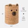 image:imageBest Choice Products Kids Large Bear Laundry Hamper Handwoven Water Hyacinth Laundry Basket Nursery amp Kids Room Storage Basket For Toys Blankets Clothes amp Laundry 26 Gallon 98 Liters