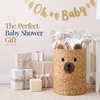 image:imageBest Choice Products Kids Large Bear Laundry Hamper Handwoven Water Hyacinth Laundry Basket Nursery amp Kids Room Storage Basket For Toys Blankets Clothes amp Laundry 26 Gallon 98 Liters
