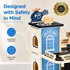 image:image3Story Wooden Parking Garage Playset for Kids BlueBlue