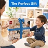 image:image3Story Wooden Parking Garage Playset for Kids BlueBlue