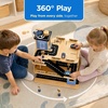 image:image3Story Wooden Parking Garage Playset for Kids BlueBlue