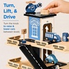 image:image3Story Wooden Parking Garage Playset for Kids BlueBlue