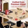 image:image3Story Wooden Parking Garage Playset for Kids BlueRed