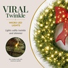image:imageBest Choice Products 36in Artificial Christmas Wreath wTwinkling LEDs Large PreLit Cedar Cypress wLighted Bow Decoration XL Holiday PreLit wWhite Lights 185 LED Lights 450 Tips  Green24in