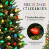 image:imageBest Choice Products 45ft Prelit Potted Pencil Christmas Tree w C7 LED Lights Realistic Nostalgic Artificial Lighted Retro Holiday Dcor 175 Twinkling LEDs for Home Porch45ft