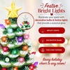 image:imageBest Choice Products 67in Ceramic Christmas Tree Nightlight Plug in Hand Painted Night Lamp Nostalgic Light Holiday Decor  GreenFrosted Green