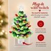 image:imageBest Choice Products 67in Ceramic Christmas Tree Nightlight Plug in Hand Painted Night Lamp Nostalgic Light Holiday Decor  GreenGreen