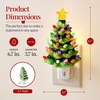 image:imageBest Choice Products 67in Ceramic Christmas Tree Nightlight Plug in Hand Painted Night Lamp Nostalgic Light Holiday Decor  GreenGreen