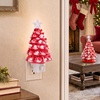image:imageBest Choice Products 67in Ceramic Christmas Tree Nightlight Plug in Hand Painted Night Lamp Nostalgic Light Holiday Decor  GreenRed
