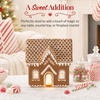 image:imageBest Choice Products Ceramic Gingerbread House Lighted Christmas Decor 7in Prelit LED House Hand Painted Battery Powered Holiday Ginger Bread Decoration Village Home for Mantel1pc