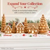 image:imageBest Choice Products Set of 3 Ceramic Christmas Trees PreLit HandPainted Tabletop Pinkmas Holiday Decoration wPink Bulbs LED Lights  PinkGingerbread W Multicolor Lights