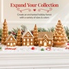 image:imageBest Choice Products Set of 3 Ceramic Christmas Trees PreLit HandPainted Tabletop Pinkmas Holiday Decoration wPink Bulbs LED Lights  PinkGingerbread W White Lights