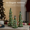 image:imageBest Choice Products Set of 3 Ceramic Christmas Trees PreLit HandPainted Tabletop Pinkmas Holiday Decoration wPink Bulbs LED Lights  PinkGreen W Multicolor Lights