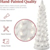 image:imageBest Choice Products Set of 3 Ceramic Christmas Trees PreLit HandPainted Tabletop Pinkmas Holiday Decoration wPink Bulbs LED Lights  PinkWhite W Warm White Lights