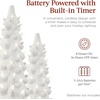 image:imageBest Choice Products Set of 3 Ceramic Christmas Trees PreLit HandPainted Tabletop Pinkmas Holiday Decoration wPink Bulbs LED Lights  PinkWhite W Warm White Lights