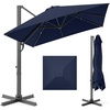 image:imageBest Choice Products 10x10ft Cantilever Patio Umbrella 5 Year Fade Resistant 260 GSM Canopy Smooth Tilt Adjustment and Aluminum Frame  Navy BlueNavy Blue