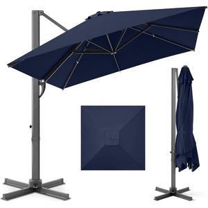 image:imageBest Choice Products 10x10ft Cantilever Patio Umbrella 5 Year Fade Resistant 260 GSM Canopy Smooth Tilt Adjustment and Aluminum Frame  Navy BlueNavy Blue