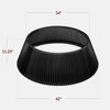 image:imageBest Choice Products 36in Christmas Tree Collar Solid Wood Slatted Tree Skirt Holiday Accessory for Home  ChestnutBlack