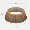 image:imageBest Choice Products 36in Christmas Tree Collar Solid Wood Slatted Tree Skirt Holiday Accessory for Home  ChestnutChestnut