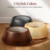 image:imageBest Choice Products 36in Christmas Tree Collar Solid Wood Slatted Tree Skirt Holiday Accessory for Home  ChestnutNatural