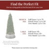 image:imageBest Choice Products 36in Christmas Tree Collar Solid Wood Slatted Tree Skirt Holiday Accessory for Home  ChestnutWhite