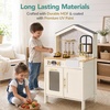 image:imageBest Choice Products Farmhouse Wooden Play Kitchen for Kids Ages 3 PinkCream