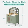 image:imageBest Choice Products Farmhouse Wooden Play Kitchen for Kids Ages 3 PinkGreen