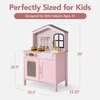 image:imageBest Choice Products Farmhouse Wooden Play Kitchen for Kids Ages 3 PinkPink