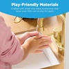 image:imageBest Choice Products Farmhouse Wooden Play Kitchen for Kids Ages 3 PinkWhite