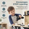 image:imageBest Choice Products Wooden Kids Workbench with BatteryPowered Drill amp Tool Set Construction Toy for Toddlers Ages 35 Pretend Play Workshop with Chalkboard Storage Pegboard amp Accessories