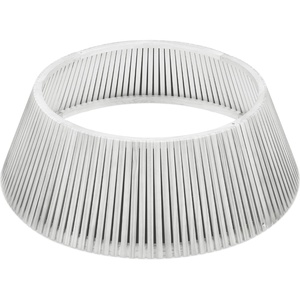 image:imageBest Choice Products 36in Christmas Tree Collar Solid Wood Slatted Tree Skirt Holiday Accessory for Home  ChestnutWhite