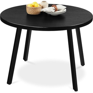 image:imageBest Choice Products Round Dining Table wSteel Legs  BlackBlack