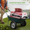 image:imageBest Choice Products DualWheel Home Utility Yard Wheelbarrow Garden Cart wBuiltin Stand for Lawn Gardening Construction  Dark GrayDark Gray