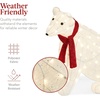 image:imageBest Choice Products 32in 2Piece Lighted Polar Bear Family Large AllWeather PreLit Outdoor Christmas Dcor for Front Yard Lawn w 145 PreStrung LED Lights Zip Ties Ground Stakes  RedWhite